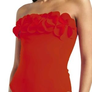 Karla Colletto Cherry TESS BANDEAU ONE PIECE 10